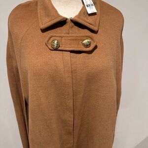 New York & Company Camel “Wool” Cape NWT